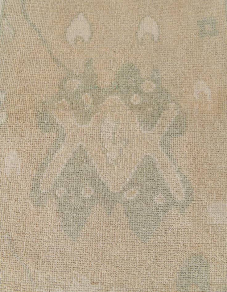 Detail image of  2' 8 x 10'  Hand Knotted Oushak Wool Runner Rug