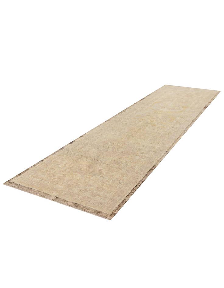 Detail image of  2' 9 x 10' 11  Hand Knotted Oushak Wool Runner Rug