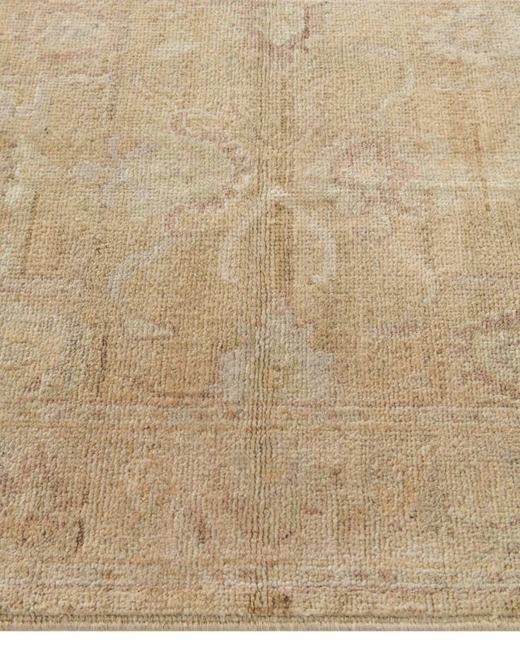 Detail image of  2' 11 x 9' 9  Hand Knotted Oushak Wool Runner Rug