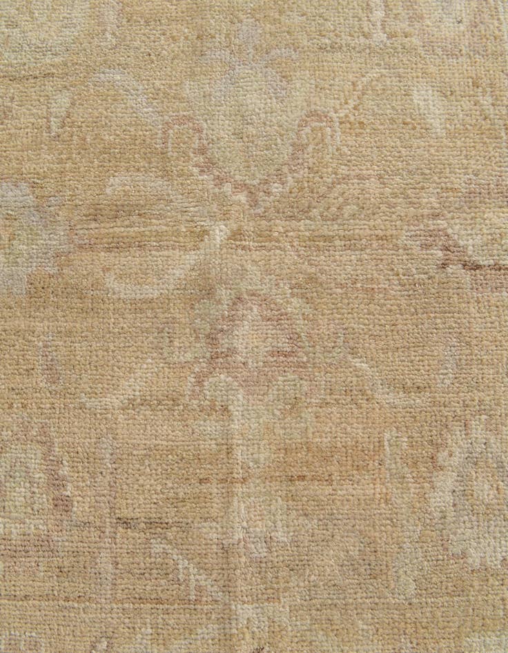 Detail image of  2' 11 x 9' 9  Hand Knotted Oushak Wool Runner Rug