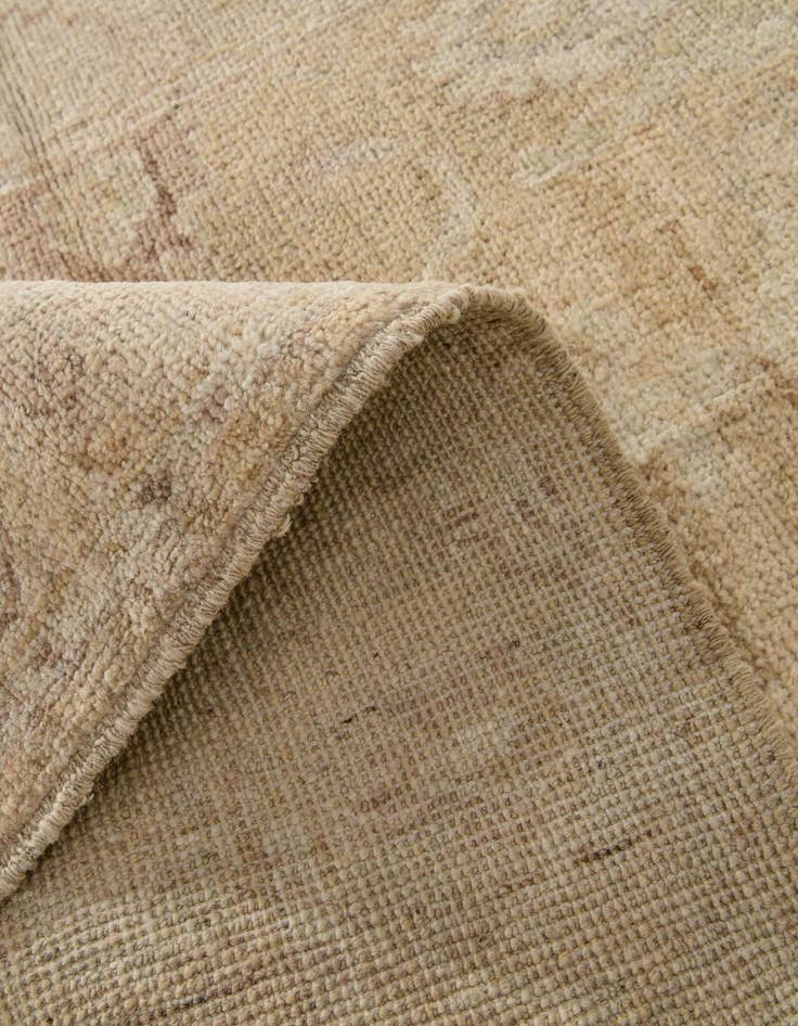 Detail image of  2' 11 x 9' 9  Hand Knotted Oushak Wool Runner Rug