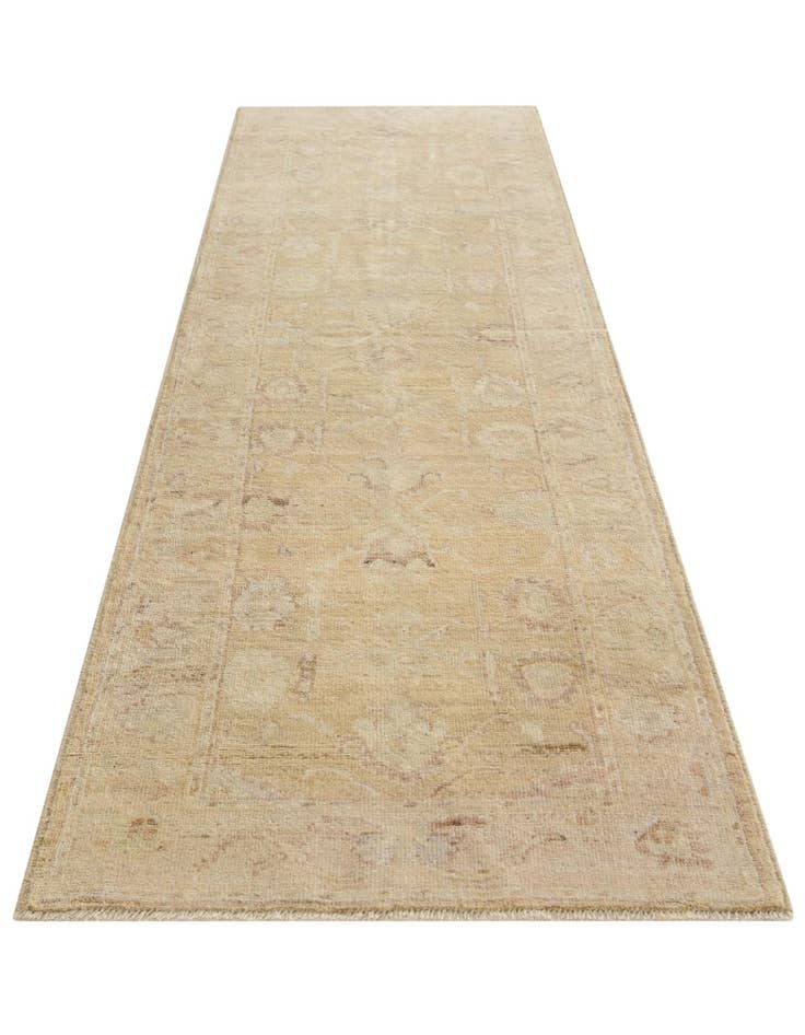 Detail image of  2' 11 x 9' 9  Hand Knotted Oushak Wool Runner Rug