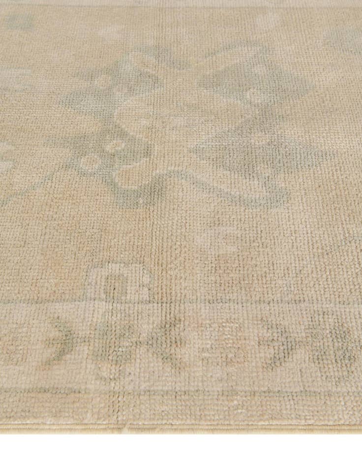 Detail image of  2' 9 x 10'  Hand Knotted Oushak Wool Runner Rug