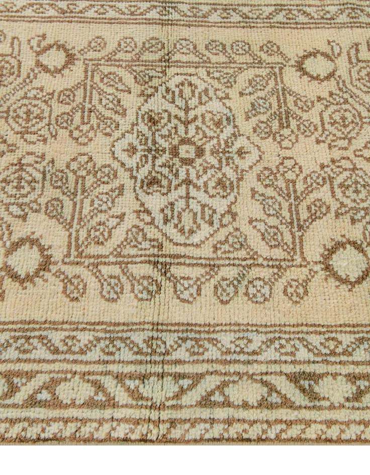 Detail image of  2' 9 x 9' 5  Hand Knotted Oushak Wool Runner Rug
