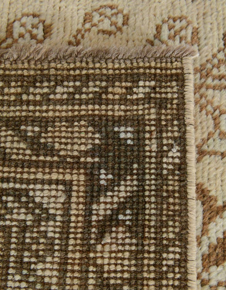 Detail image of  2' 9 x 9' 5  Hand Knotted Oushak Wool Runner Rug