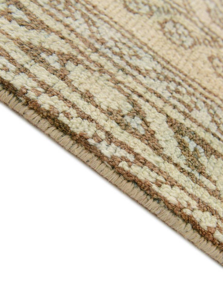 Detail image of  2' 9 x 9' 5  Hand Knotted Oushak Wool Runner Rug