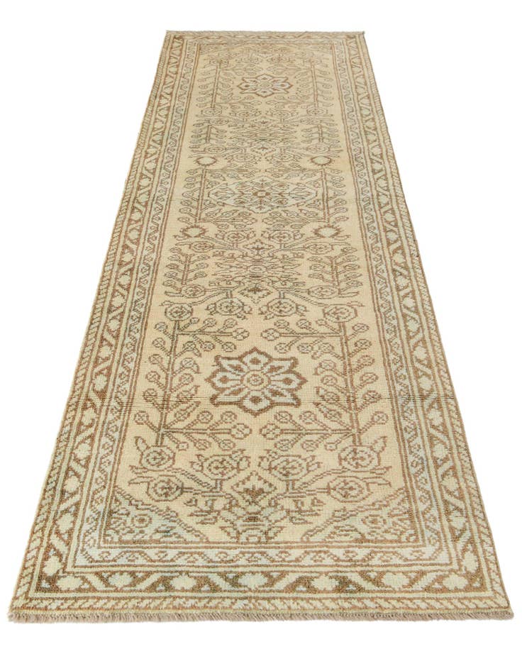 Detail image of  2' 9 x 9' 5  Hand Knotted Oushak Wool Runner Rug