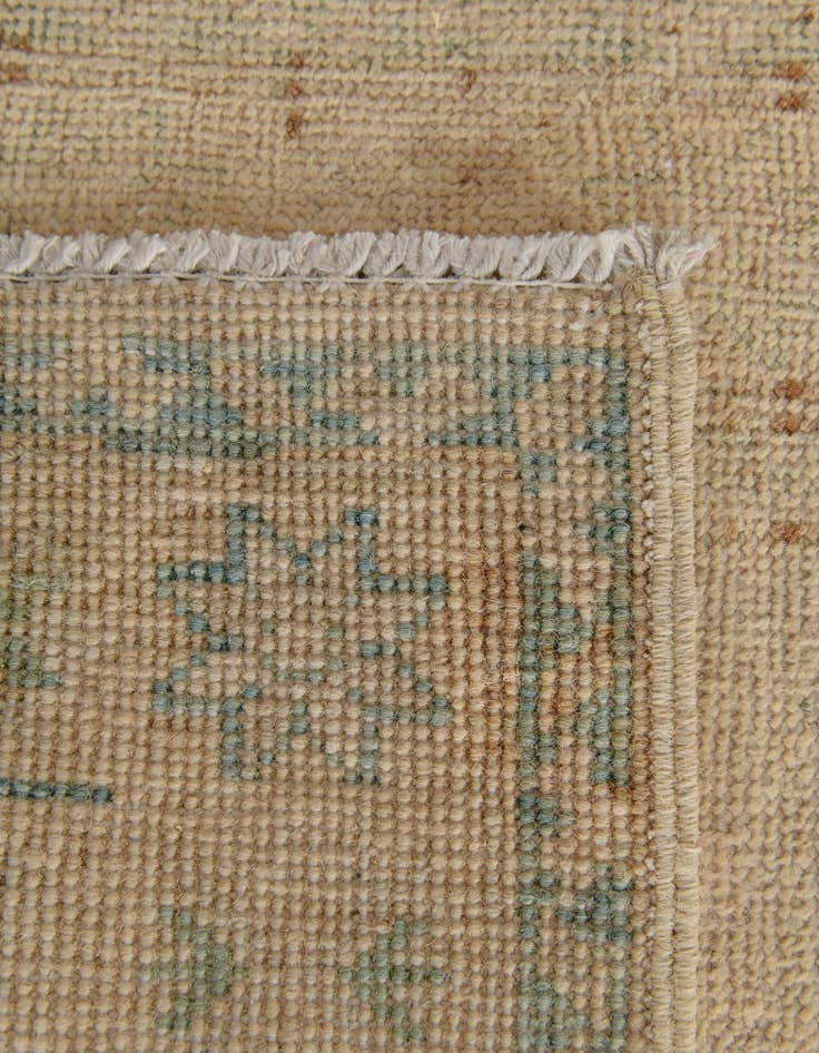 Detail image of  2' 11 x 5' 10  Hand Knotted Oushak Wool Runner Rug