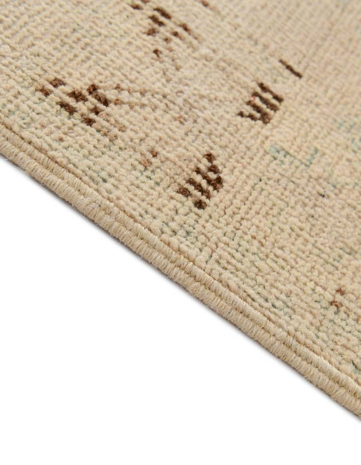 Detail image of  2' 11 x 5' 10  Hand Knotted Oushak Wool Runner Rug