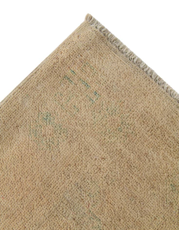 Detail image of  2' 7 x 9' 7  Hand Knotted Oushak Wool Runner Rug