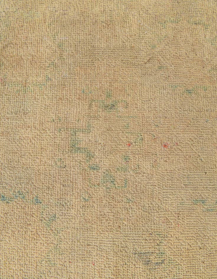 Detail image of  2' 7 x 9' 7  Hand Knotted Oushak Wool Runner Rug