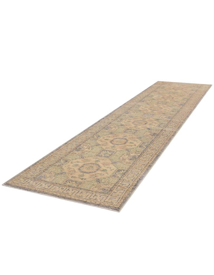 Detail image of  2' 11 x 12' 10  Hand Knotted Oushak Wool Runner Rug