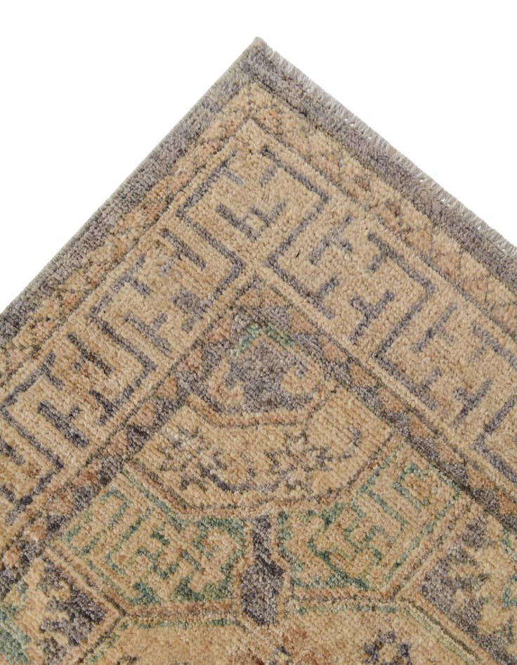 Detail image of  2' 11 x 12' 10  Hand Knotted Oushak Wool Runner Rug