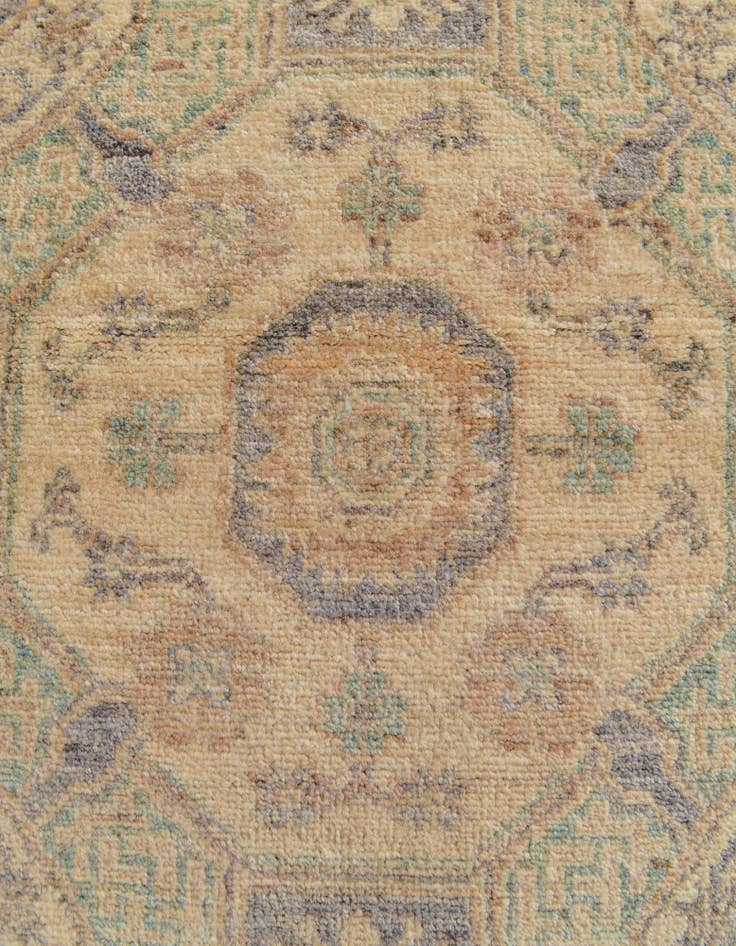 Detail image of  2' 11 x 12' 10  Hand Knotted Oushak Wool Runner Rug