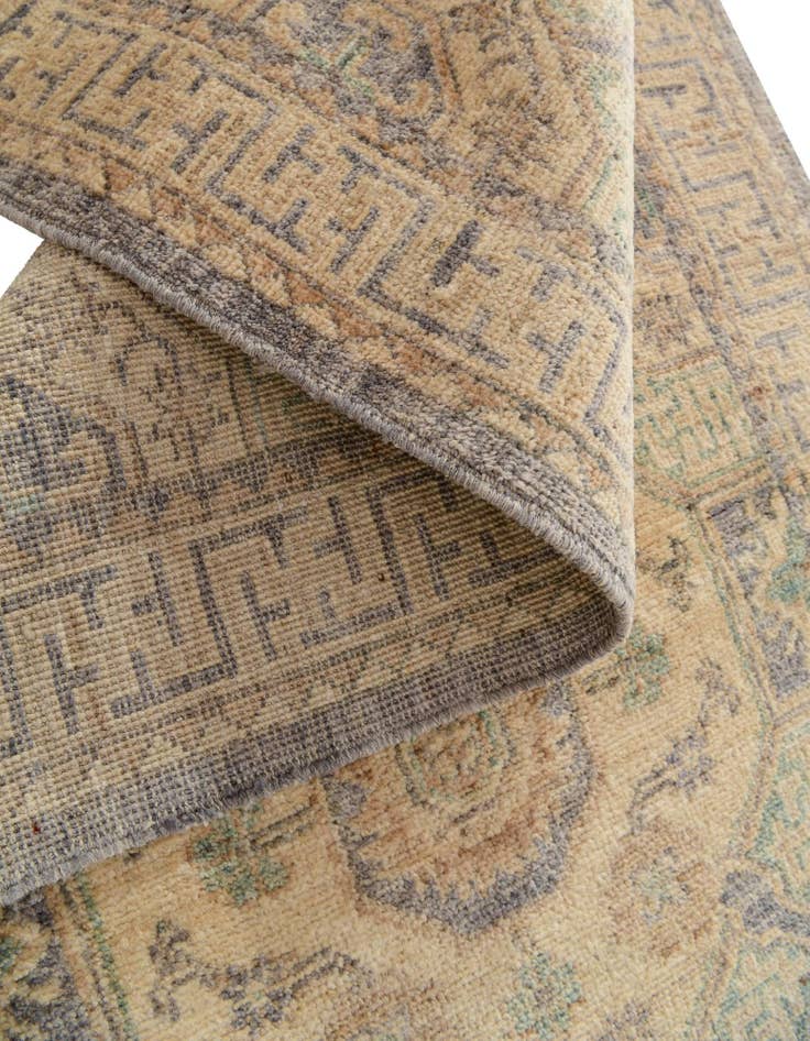 Detail image of  2' 11 x 12' 10  Hand Knotted Oushak Wool Runner Rug