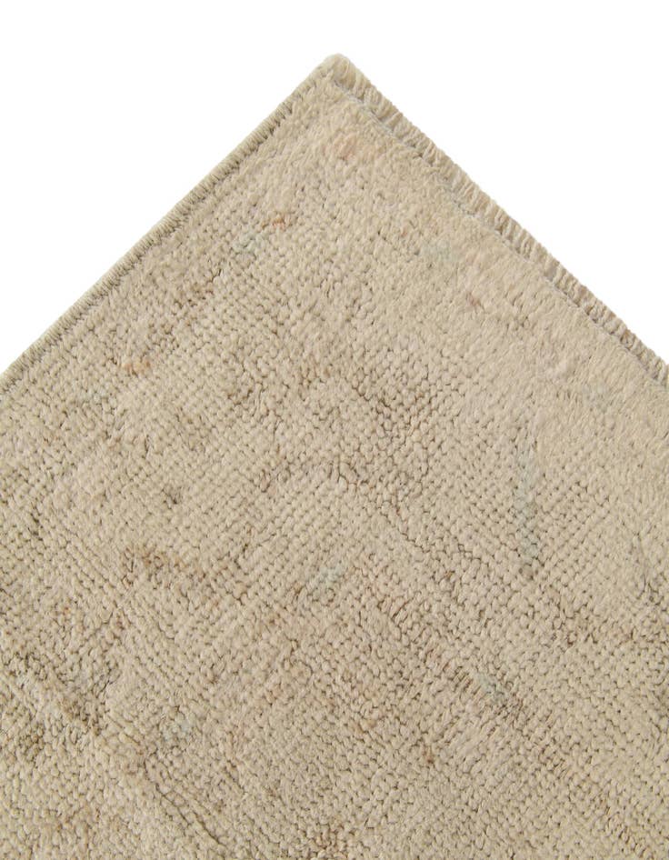 Detail image of 2' 11 x 9' 8 Hand Knotted Oushak Wool Runner Rug