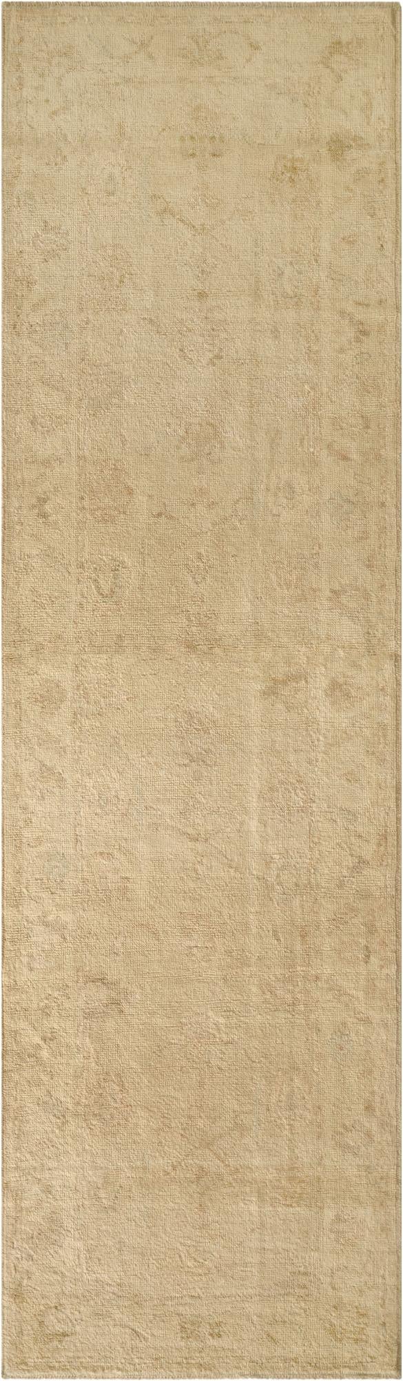 2' 11 x 9' 8 Hand Knotted Oushak Wool Runner Rug