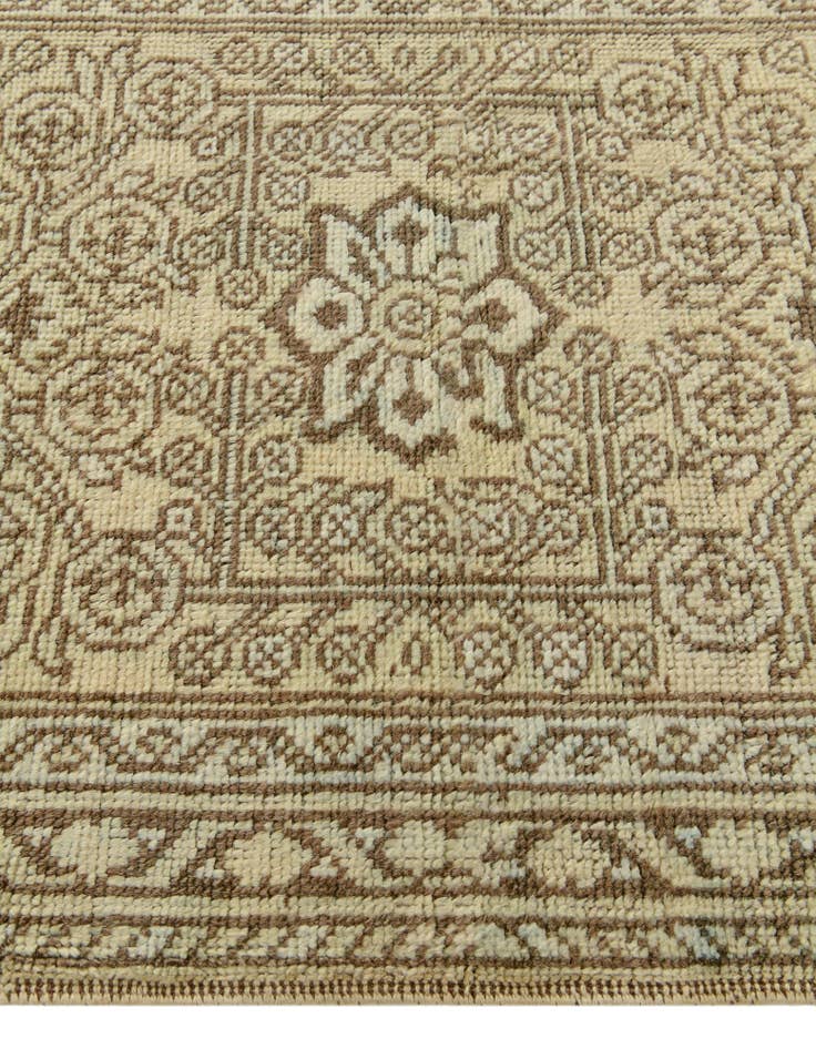 Detail image of  2' 11 x 13'  Hand Knotted Oushak Wool Runner Rug