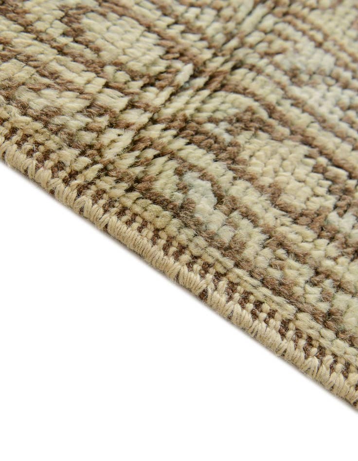 Detail image of  2' 11 x 13'  Hand Knotted Oushak Wool Runner Rug