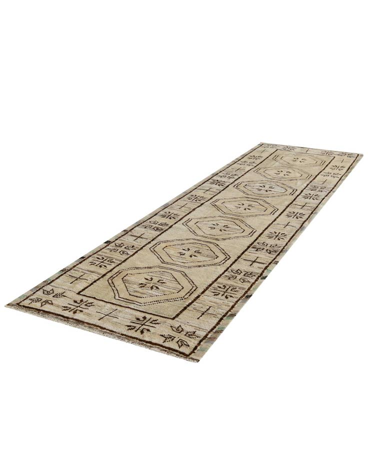 Detail image of  2' 9 x 10' 4  Hand Knotted Oushak Wool Runner Rug