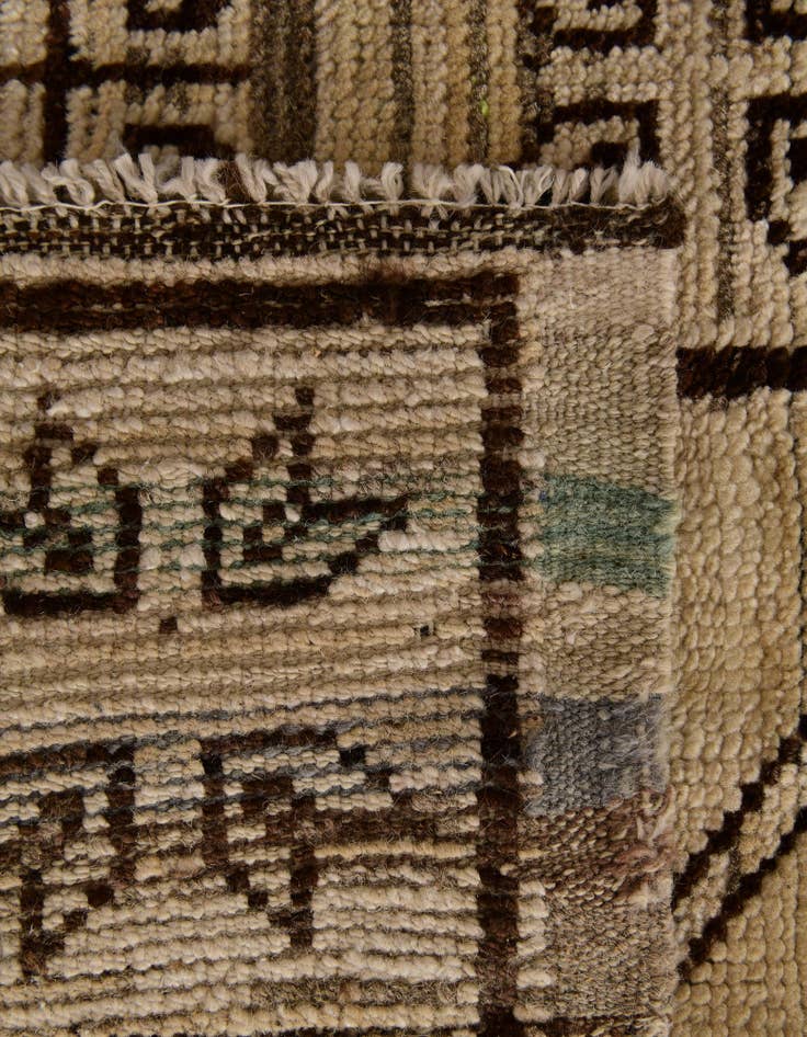 Detail image of  2' 9 x 10' 4  Hand Knotted Oushak Wool Runner Rug