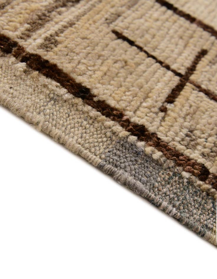 Detail image of  2' 9 x 10' 4  Hand Knotted Oushak Wool Runner Rug