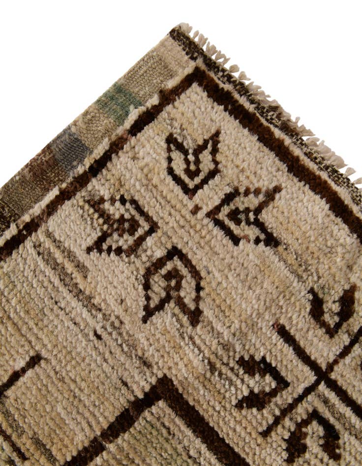 Detail image of  2' 9 x 10' 4  Hand Knotted Oushak Wool Runner Rug
