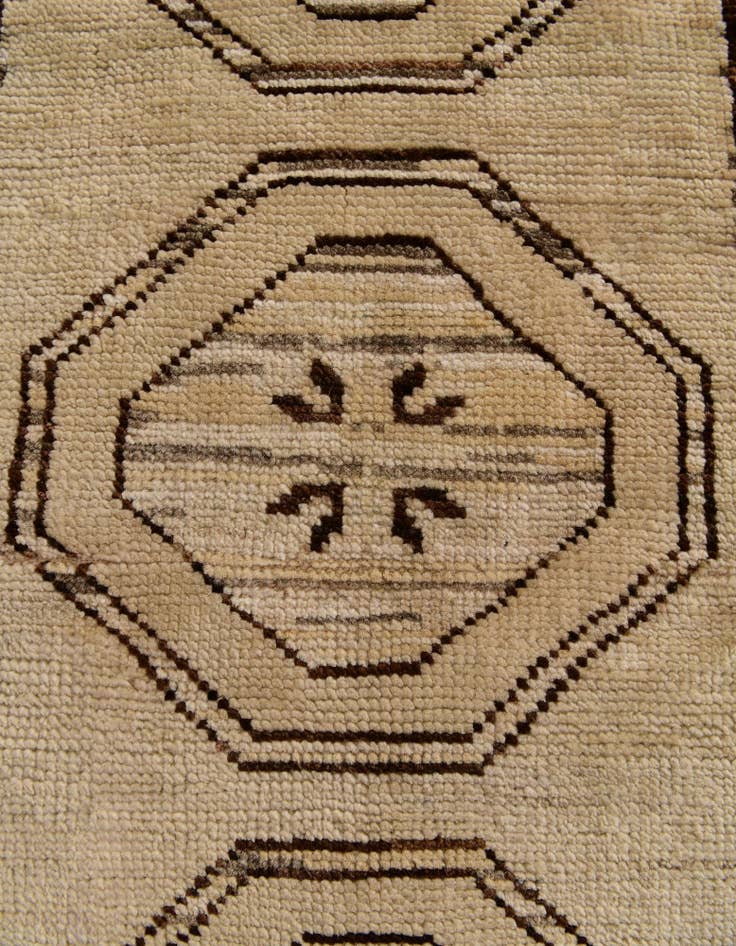 Detail image of  2' 9 x 10' 4  Hand Knotted Oushak Wool Runner Rug