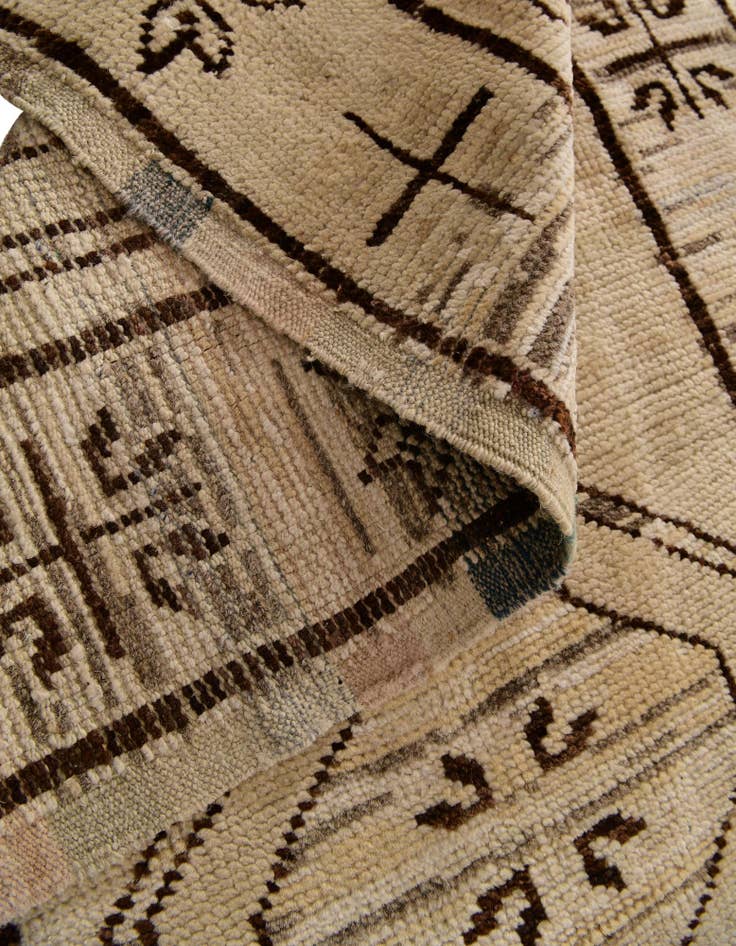 Detail image of  2' 9 x 10' 4  Hand Knotted Oushak Wool Runner Rug