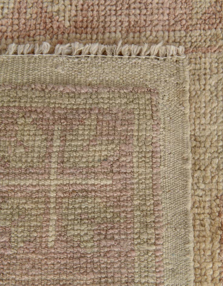 Detail image of  2' 10 x 8' 5  Hand Knotted Oushak Wool Runner Rug