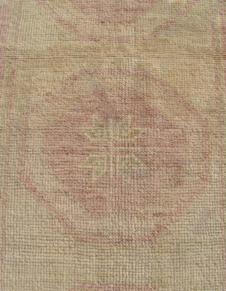 Detail image of  2' 10 x 8' 5  Hand Knotted Oushak Wool Runner Rug