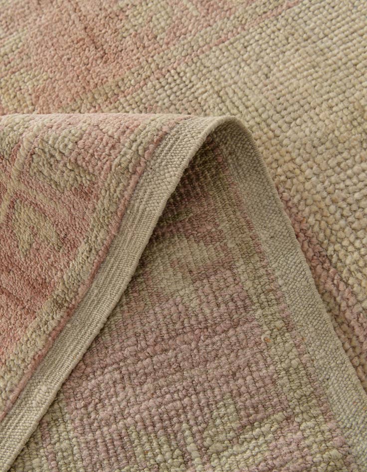 Detail image of  2' 10 x 8' 5  Hand Knotted Oushak Wool Runner Rug