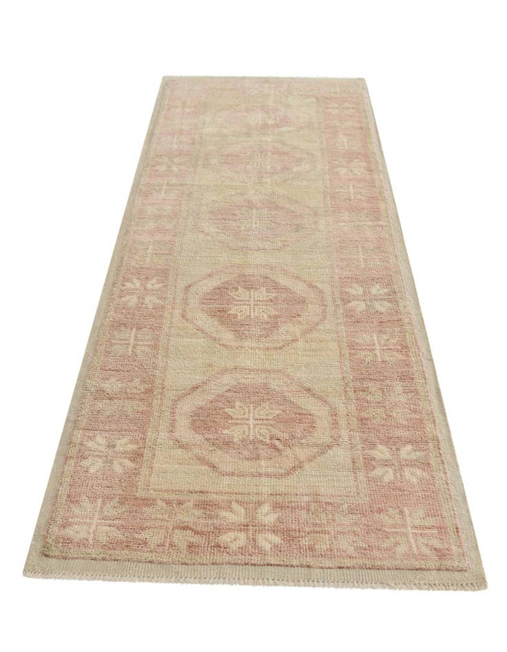 Detail image of  2' 10 x 8' 5  Hand Knotted Oushak Wool Runner Rug