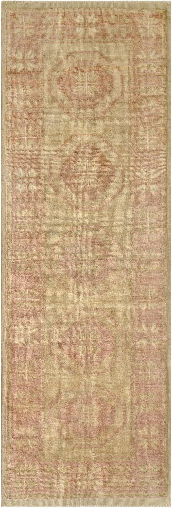  2' 10 x 8' 5  Hand Knotted Oushak Wool Runner Rug