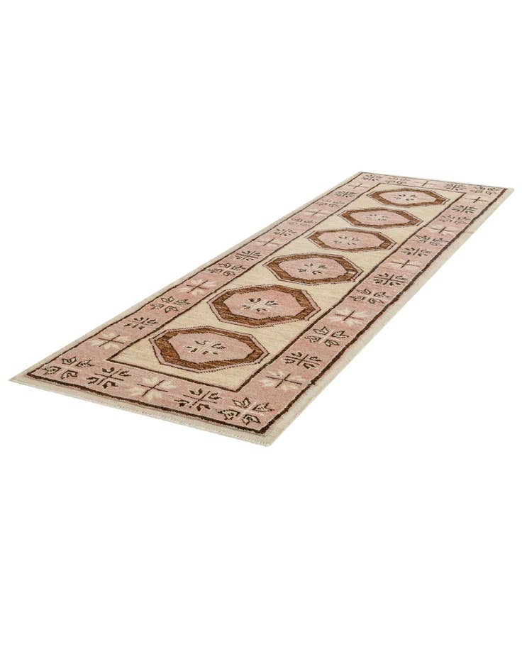 Detail image of  2' 9 x 9' 2  Hand Knotted Oushak Wool Runner Rug