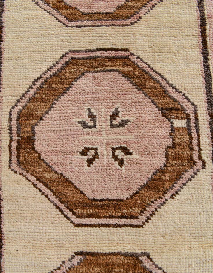 Detail image of  2' 9 x 9' 2  Hand Knotted Oushak Wool Runner Rug
