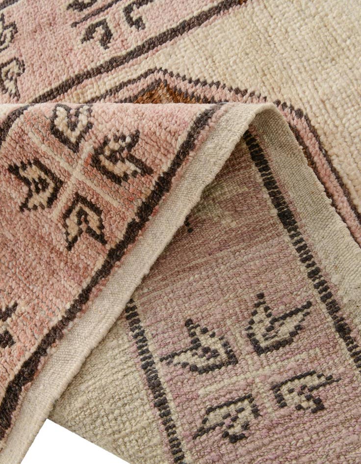 Detail image of  2' 9 x 9' 2  Hand Knotted Oushak Wool Runner Rug