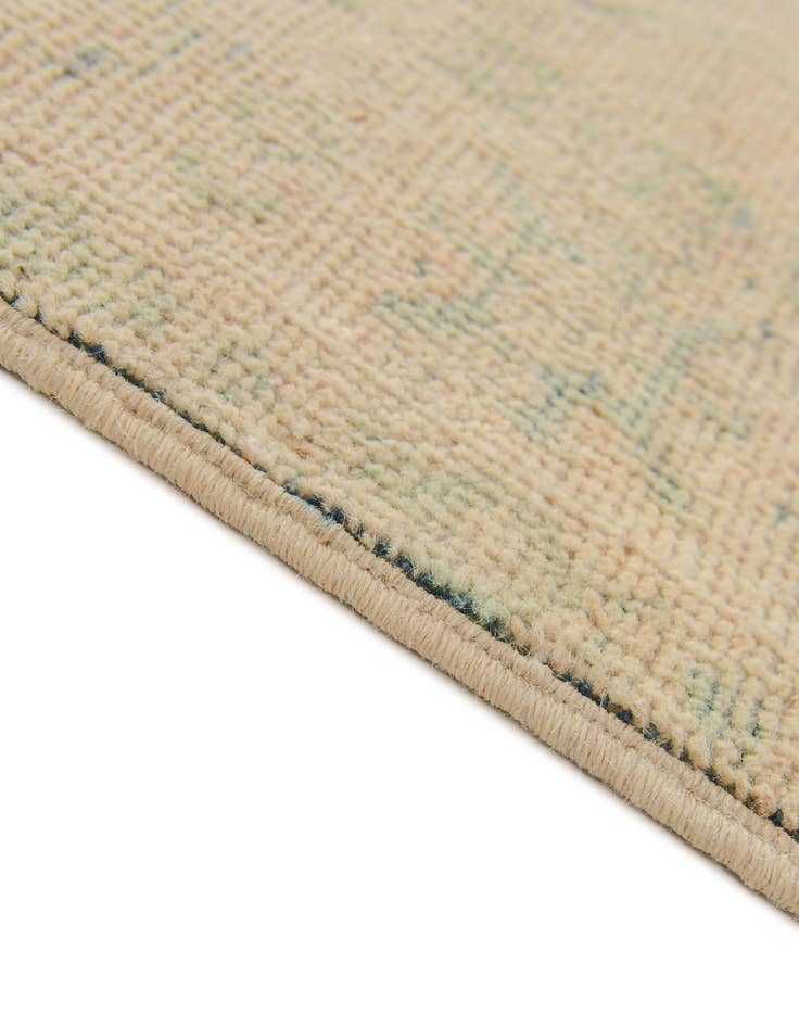 Detail image of  1' 11 x 5' 11  Hand Knotted Oushak Wool Runner Rug