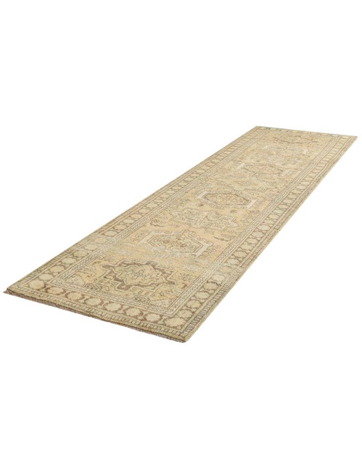 Detail image of  2' 6 x 9' 6  Hand Knotted Oushak Wool Runner Rug