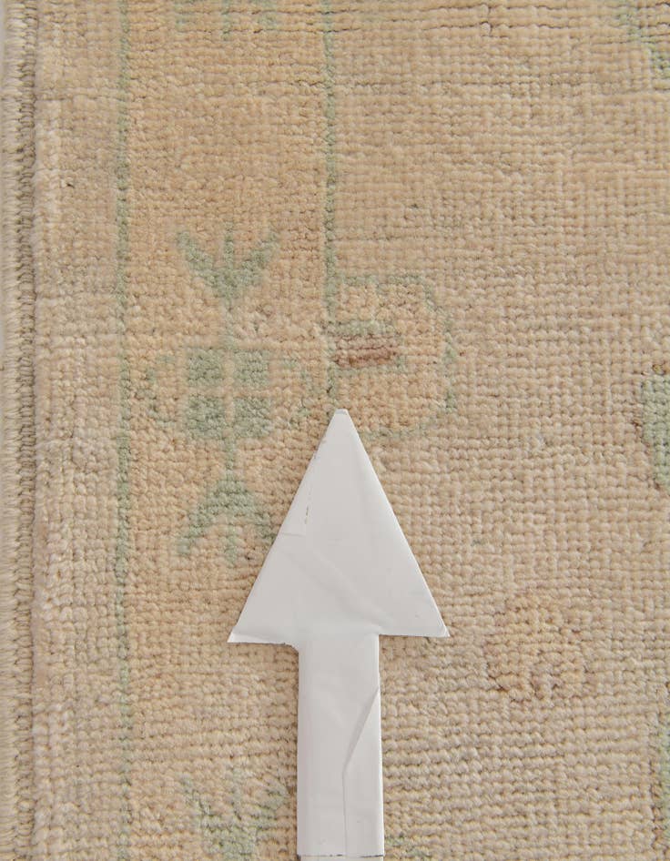 Detail image of  2' 8 x 13' 1  Hand Knotted Oushak Wool Runner Rug