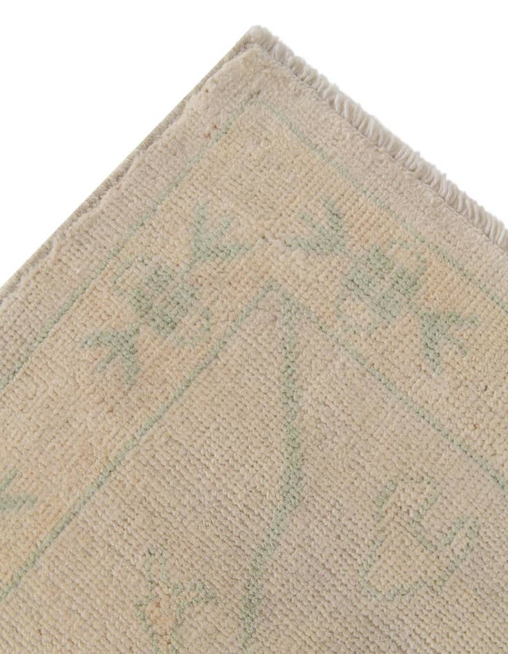 Detail image of  2' 8 x 13' 1  Hand Knotted Oushak Wool Runner Rug