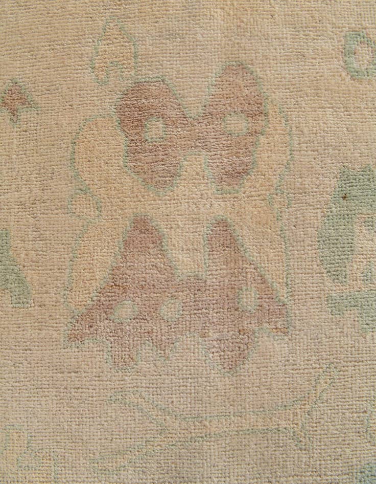 Detail image of  2' 8 x 13' 1  Hand Knotted Oushak Wool Runner Rug