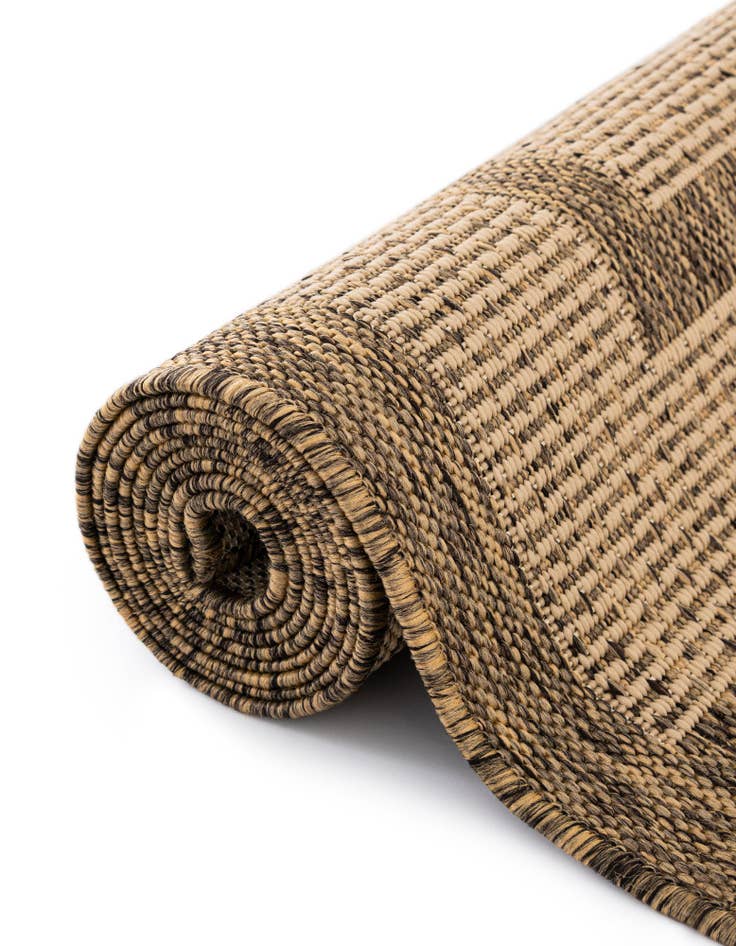 Detail image of  2' 2 x 6'  Washable Border Indoor / Outdoor Runner Rug