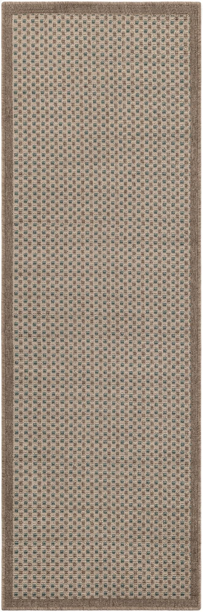  2' x 6'  Washable Border Indoor / Outdoor Runner Rug