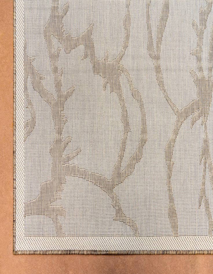 Detail image of 2' 2 x 6' Washable Botanical Indoor / Outdoor Runner Rug