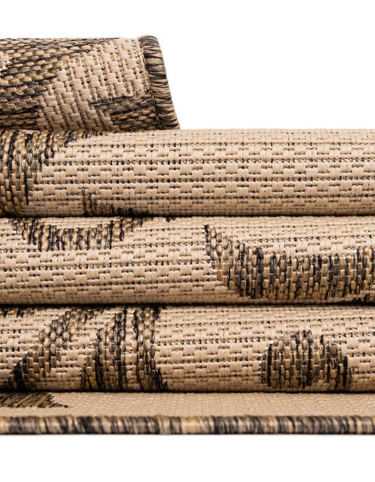 Detail image of 2' 2 x 6' Washable Botanical Indoor / Outdoor Runner Rug