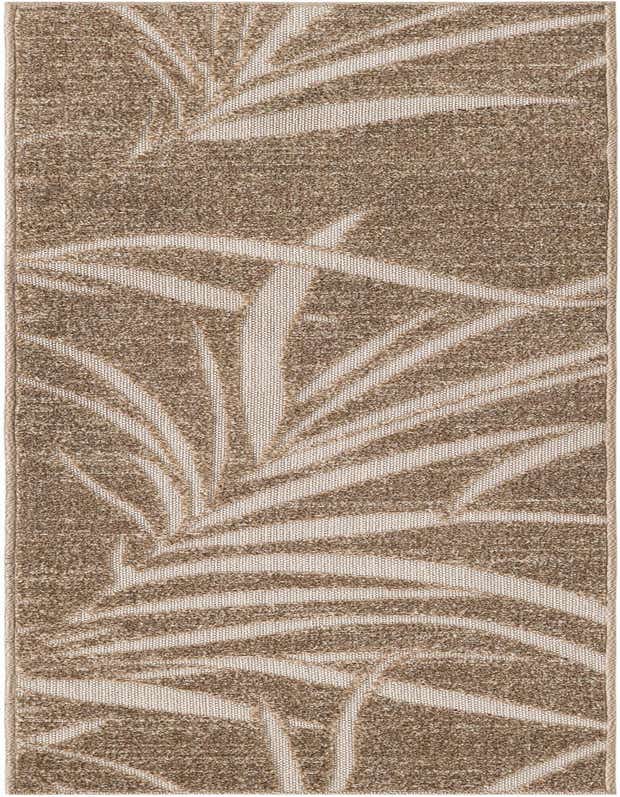 Primary image  2' x 6'  Washable Botanical Indoor / Outdoor Runner Rug