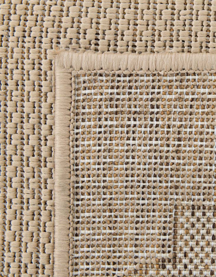 Detail image of  2' 2 x 6'  Washable Lattice Indoor / Outdoor Runner Rug