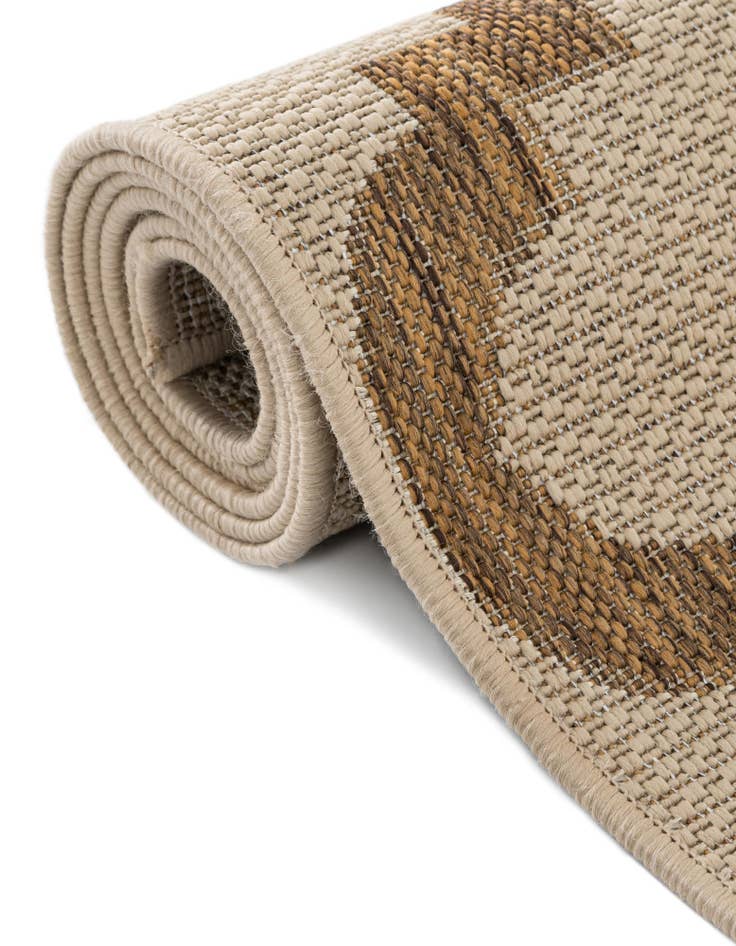 Detail image of  2' 2 x 6'  Washable Lattice Indoor / Outdoor Runner Rug