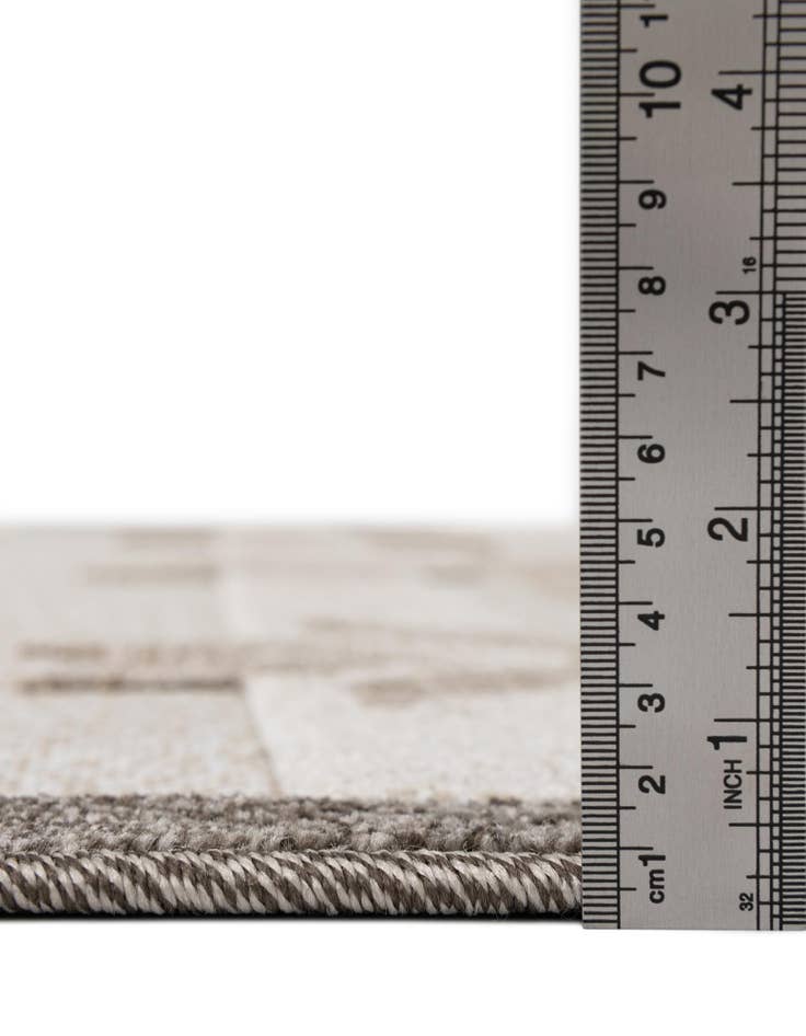 Detail image of  2' x 6'  Washable Modern Indoor / Outdoor Runner Rug